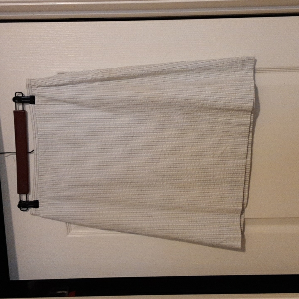 Brooks Brothers Blue & White Striped Skirt